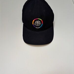 Black Cap with Colorful Logo